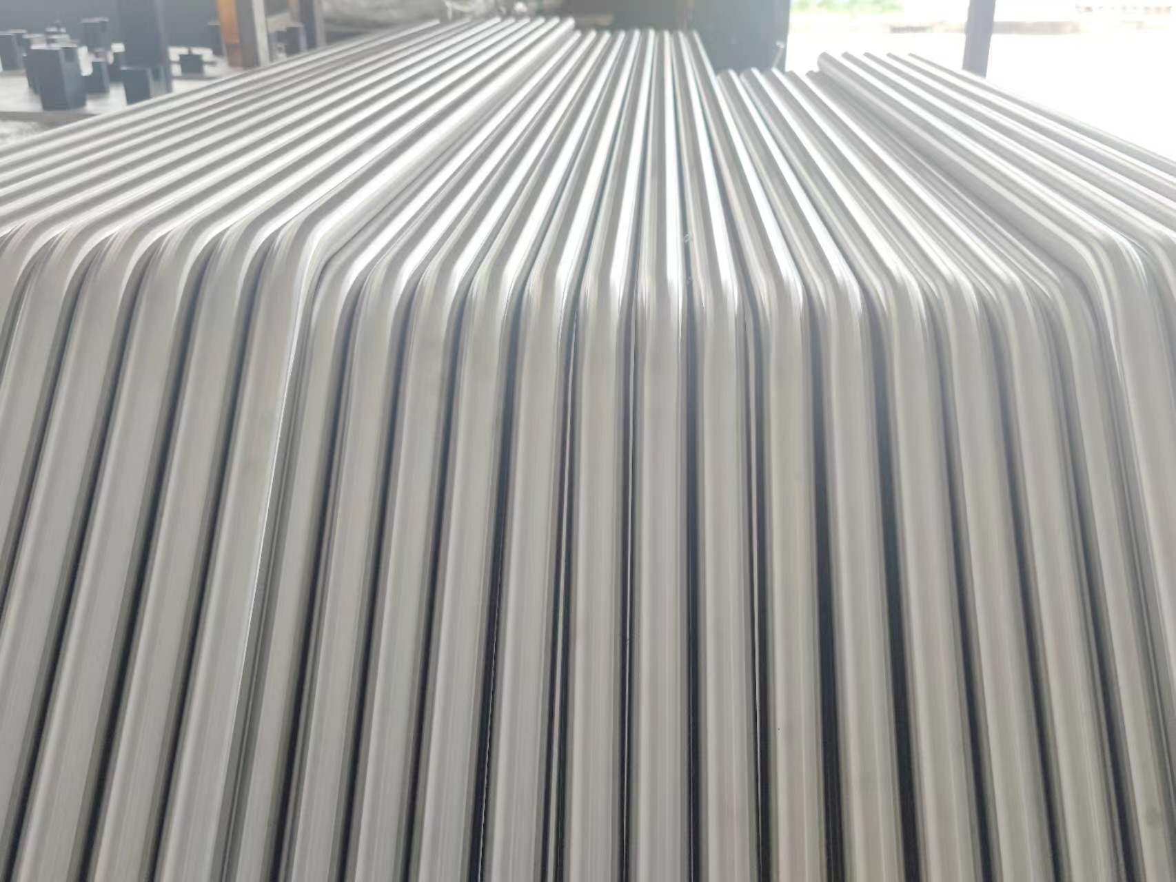 Stainless steel handrails for passenger cars