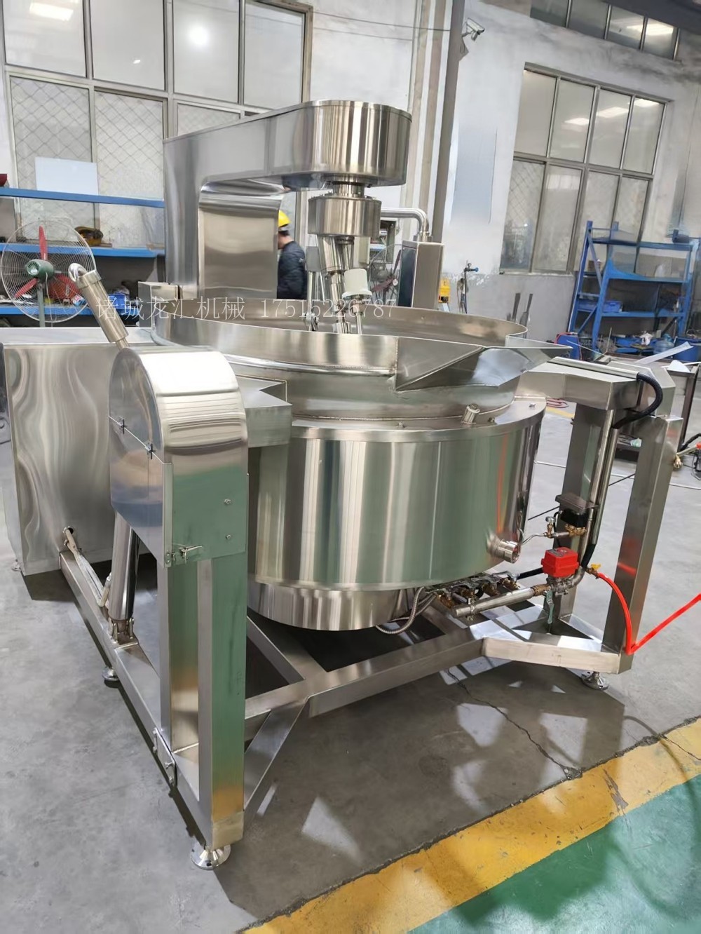 燃气导热油高位出料行星炒锅 (7)