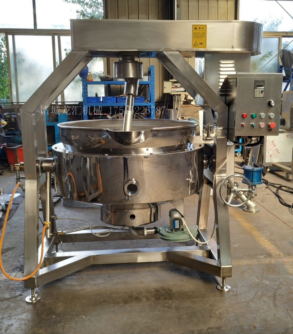 商用大型炒菜机 炒鸡蛋 炒青菜 炒肉丝 中央厨房行星搅拌炒锅 (13)