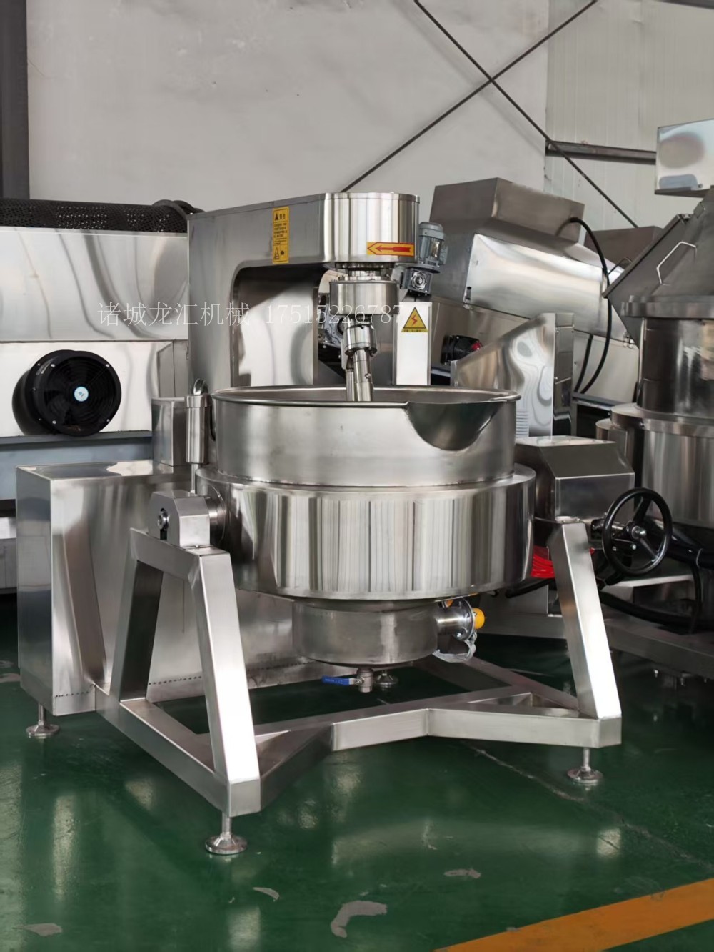 电磁电加热奶豆腐行星炒锅 莲蓉豆沙 月饼馅搅拌锅奶制品熬制锅