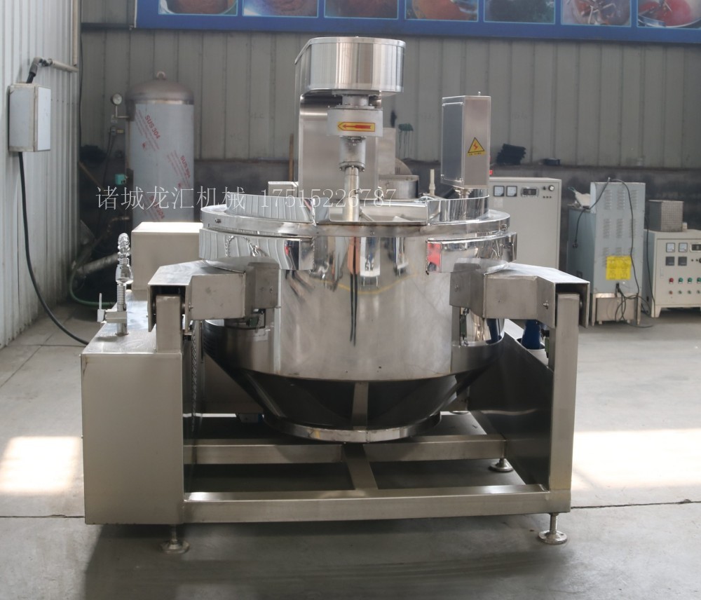 商用大容量炒菜机预制菜 大型炒菜机   中央厨房行星搅拌炒锅