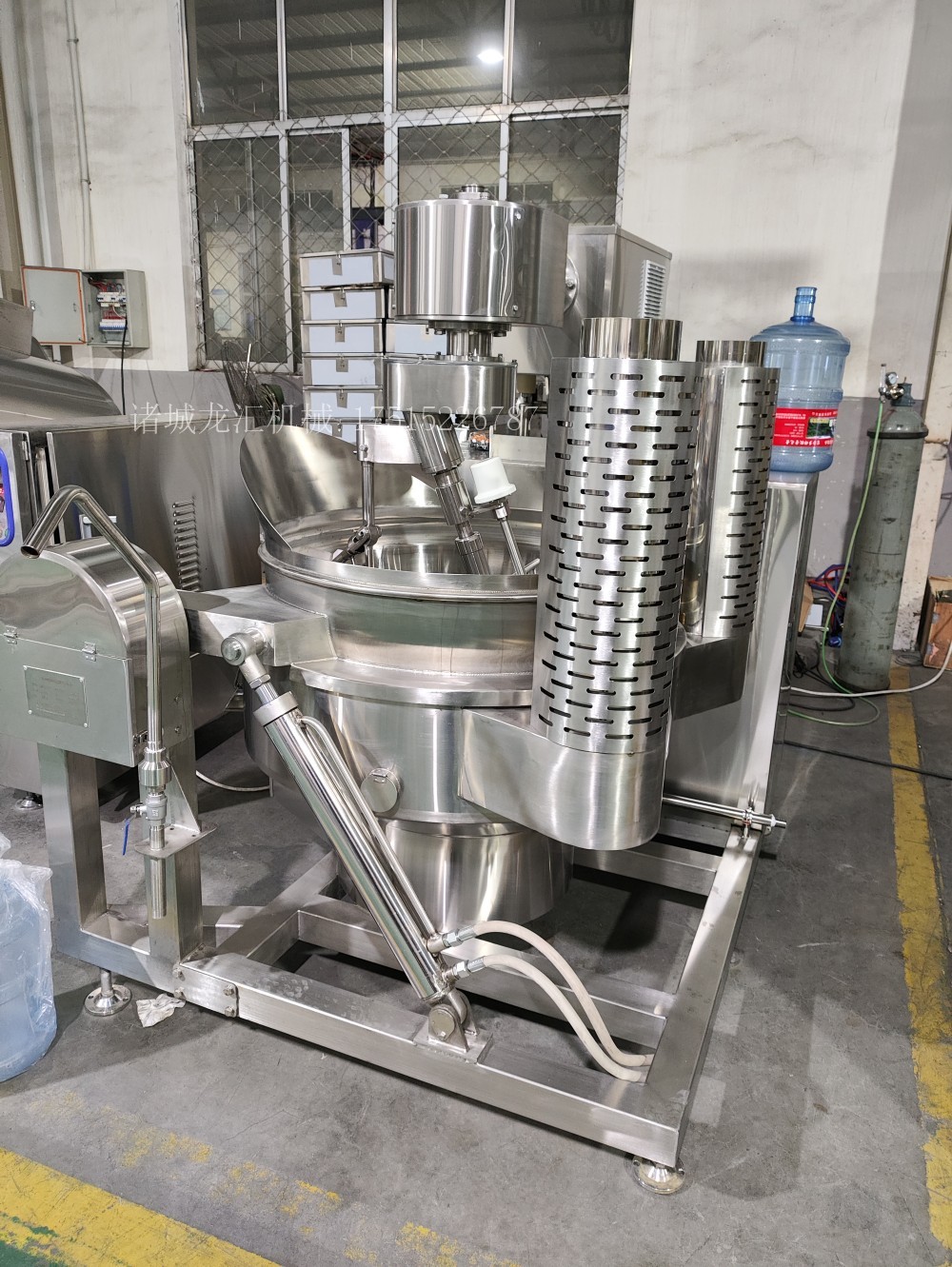 商用大型炒菜机 炒鸡蛋 炒青菜 炒肉丝 中央厨房行星搅拌炒锅 (2)