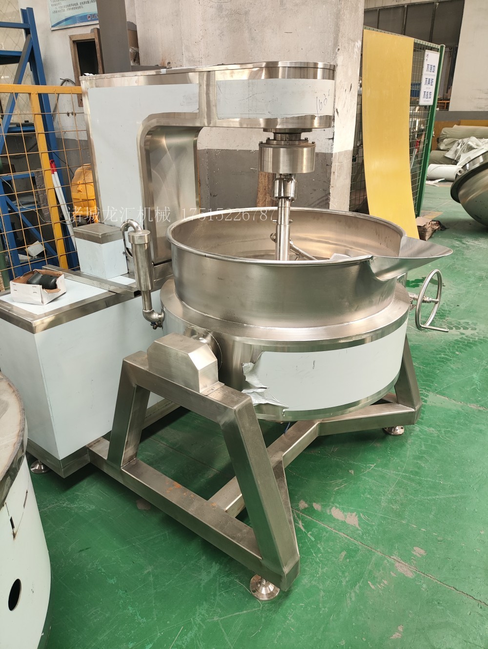 电磁电加热奶豆腐行星炒锅 莲蓉豆沙 月饼馅搅拌锅奶制品熬制锅 (1)