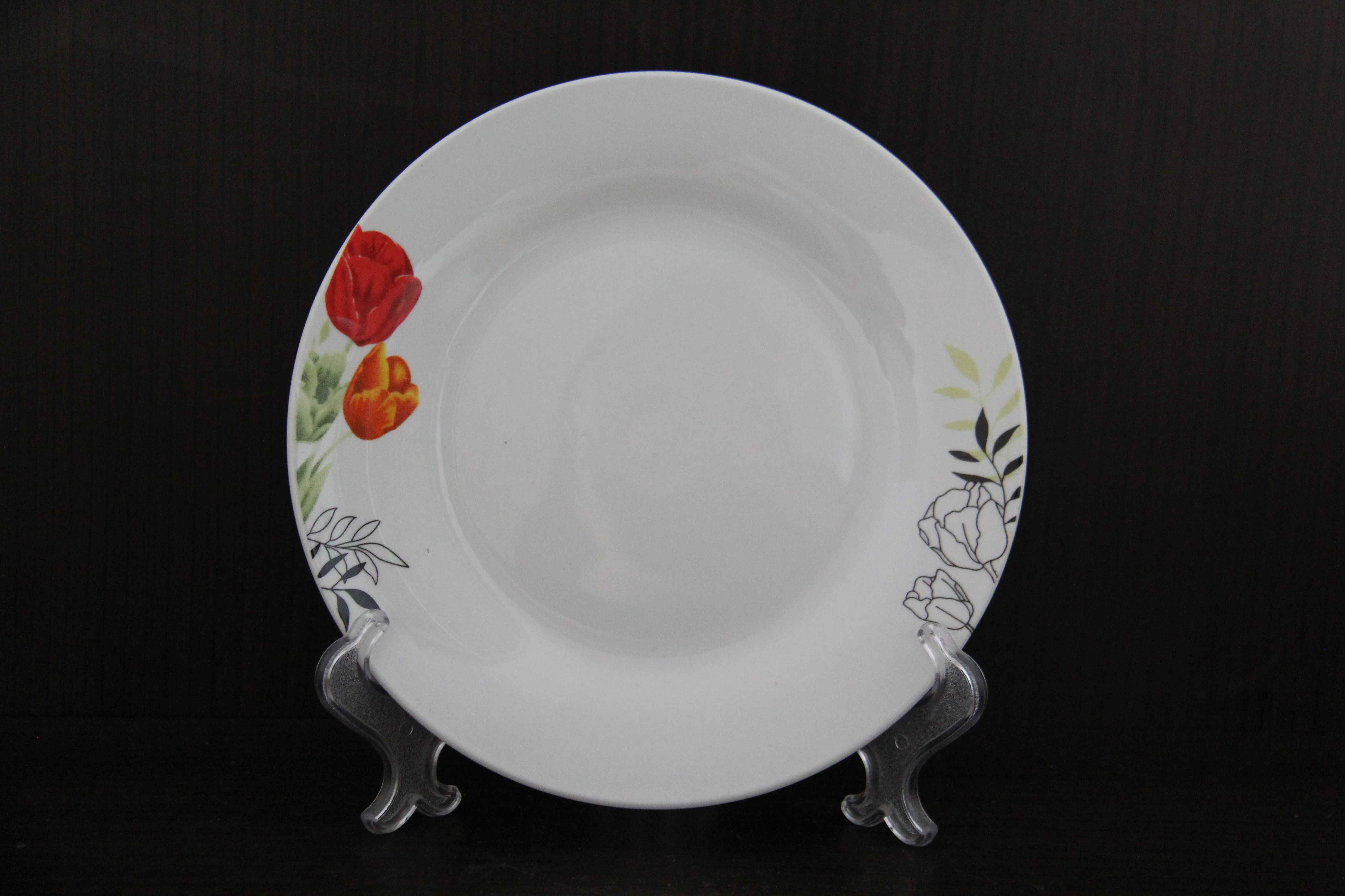 Dinner Set Plate Ceramic Porcelain Floral Design Luxury Cheap Wholesale