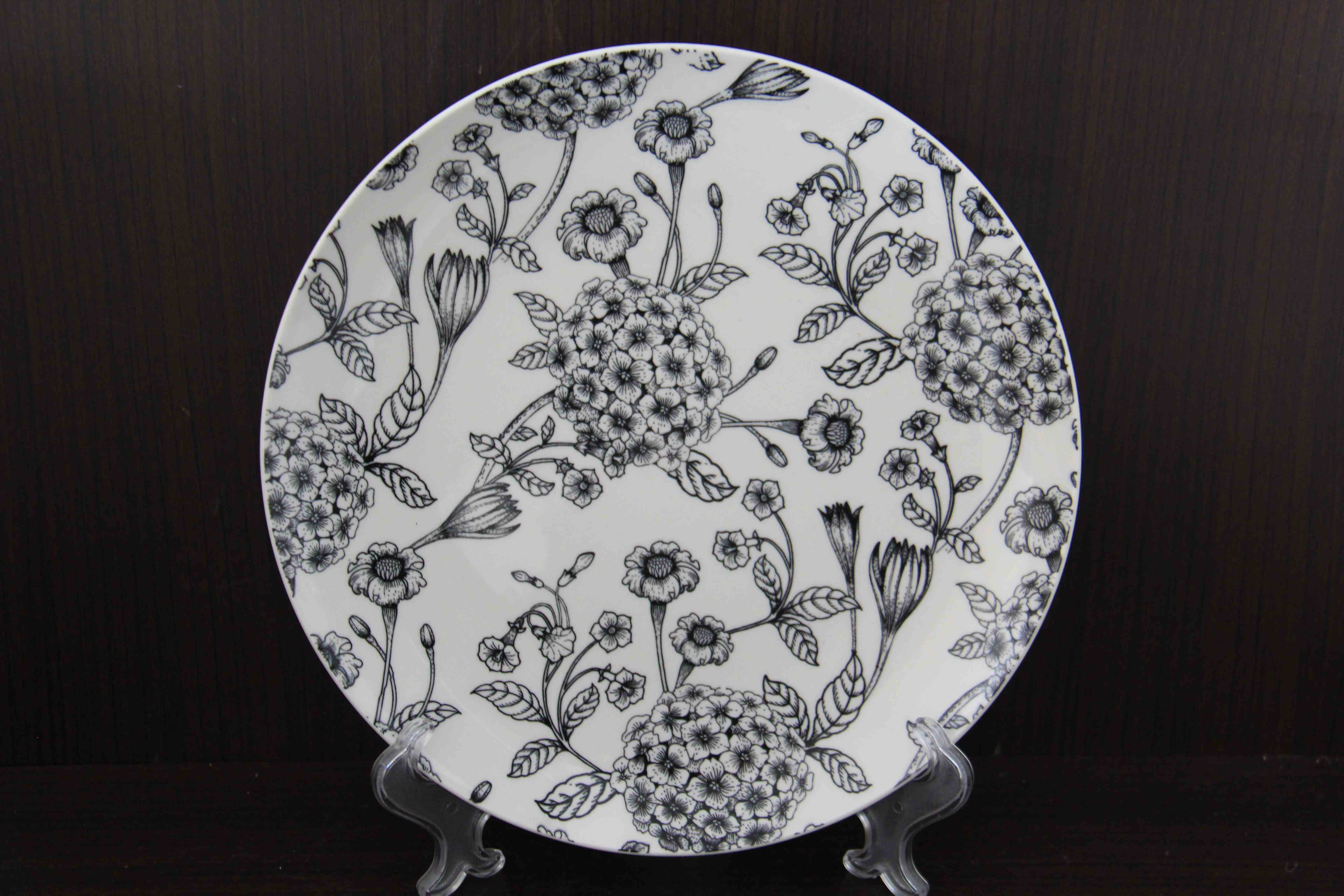 Hot Sale New Design Colorful Classic Ceramic Porcelain Round Dinner Plate Dinnerwar