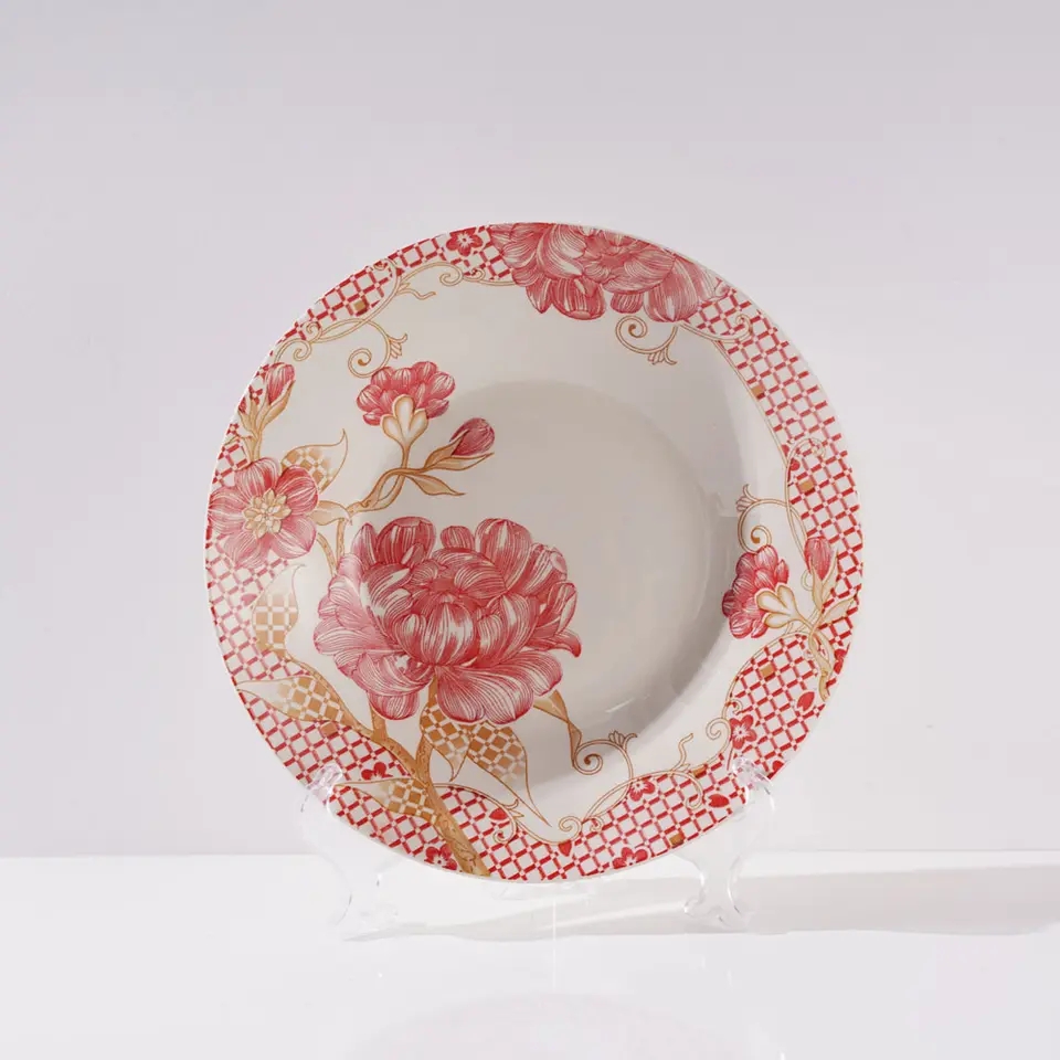 Dinnerware Pad Printing Decor Dinner Plate