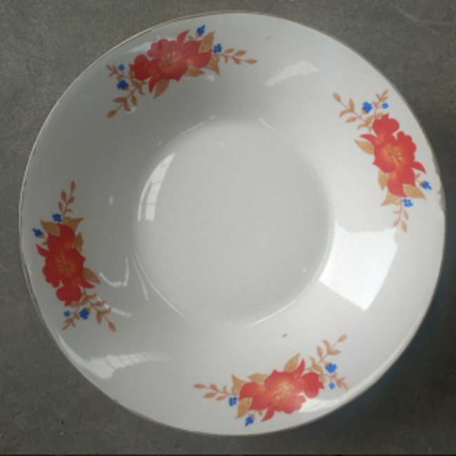 8" ceramic soup plate