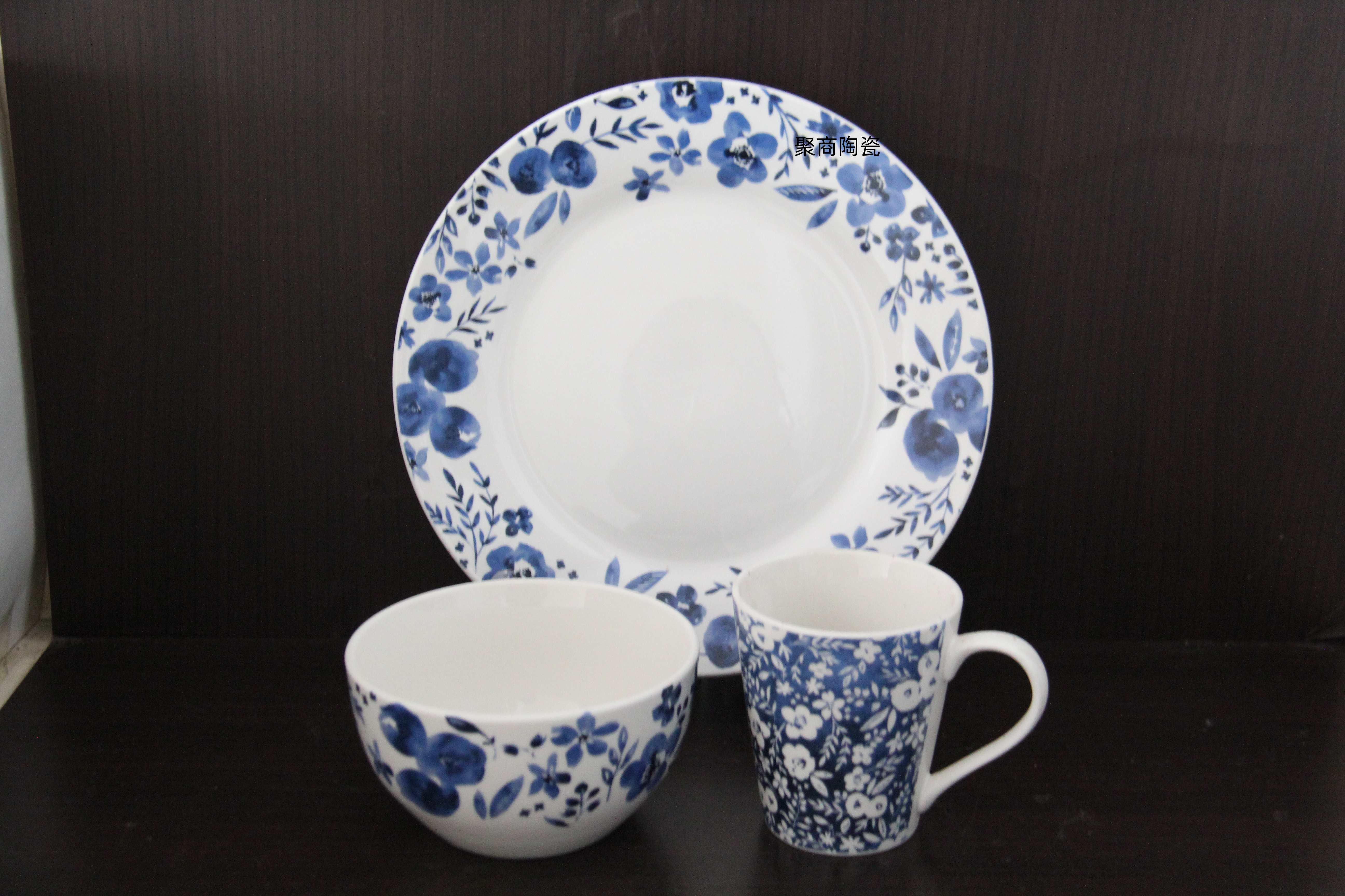 12头烤花餐具