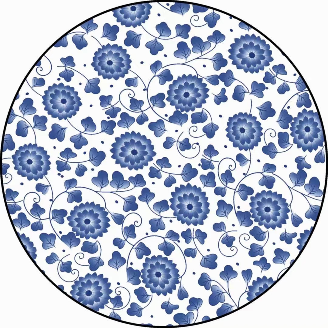 10.5/10/9/8/7.5/inch ceramic pad printing dinner plate