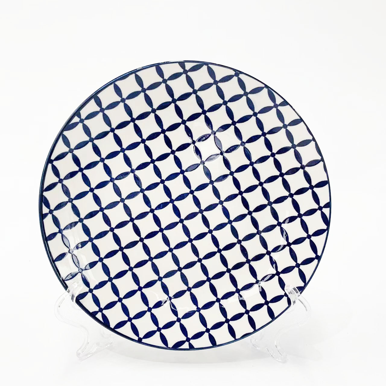 Hot Sale New Design Colorful Classic Ceramic Porcelain Round Dinner Plate Dinnerwar