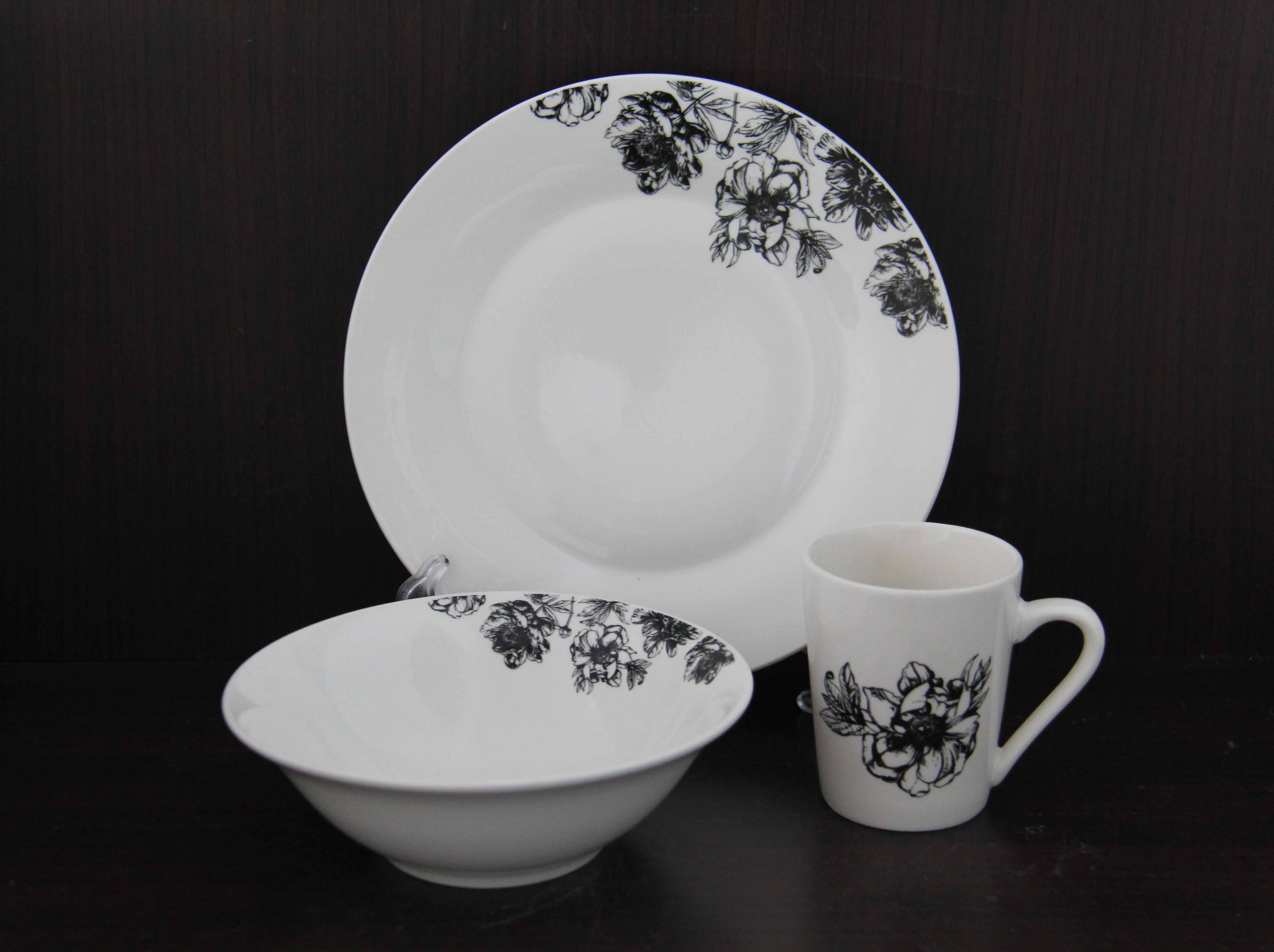 12pcs Ceramic Fancy Dinner