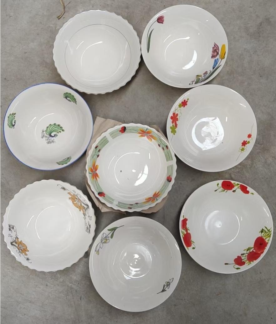 Wholesale Porcelain Ceramic 7"Bowl For Daily Use