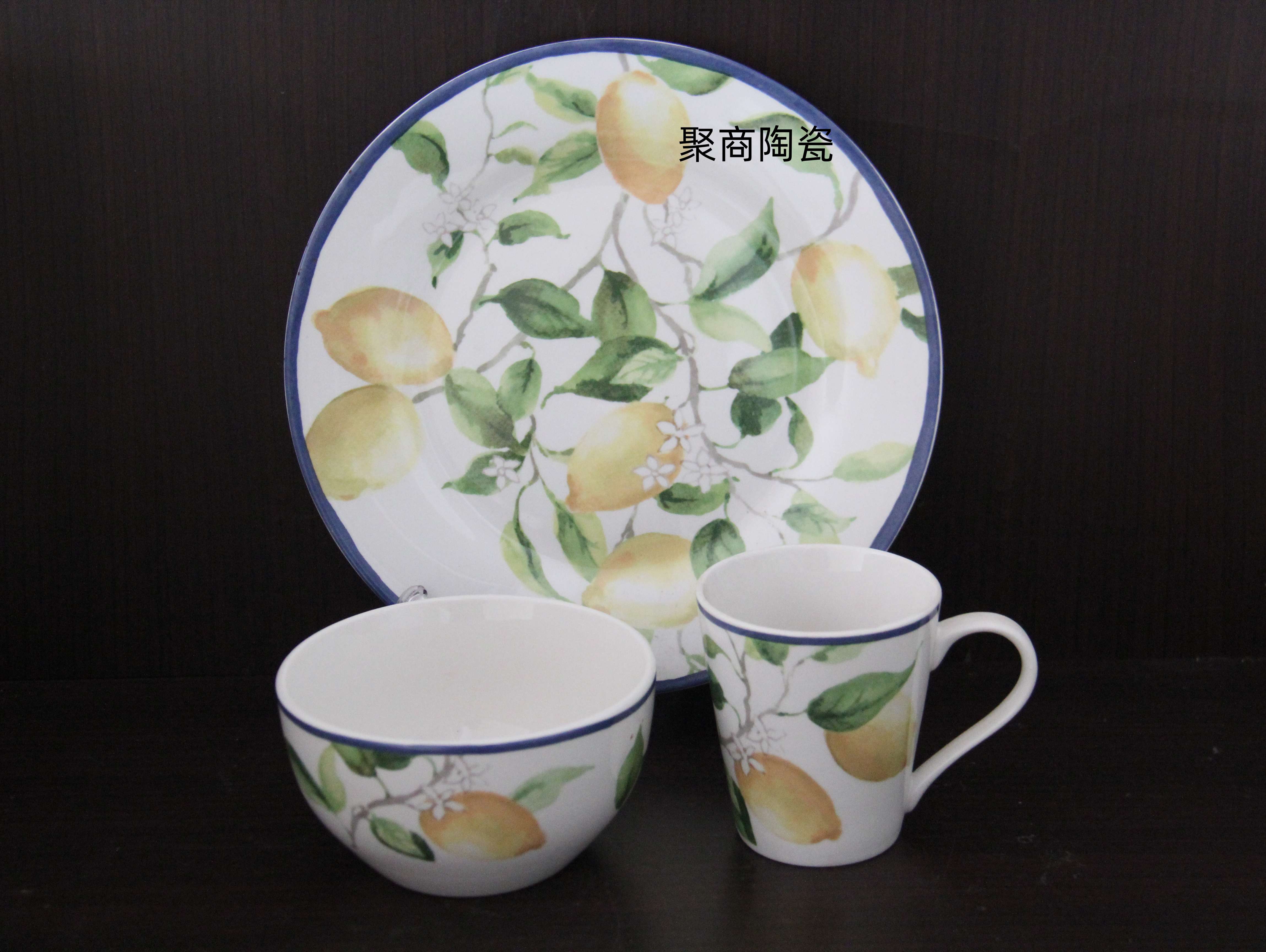 12头烤花餐具