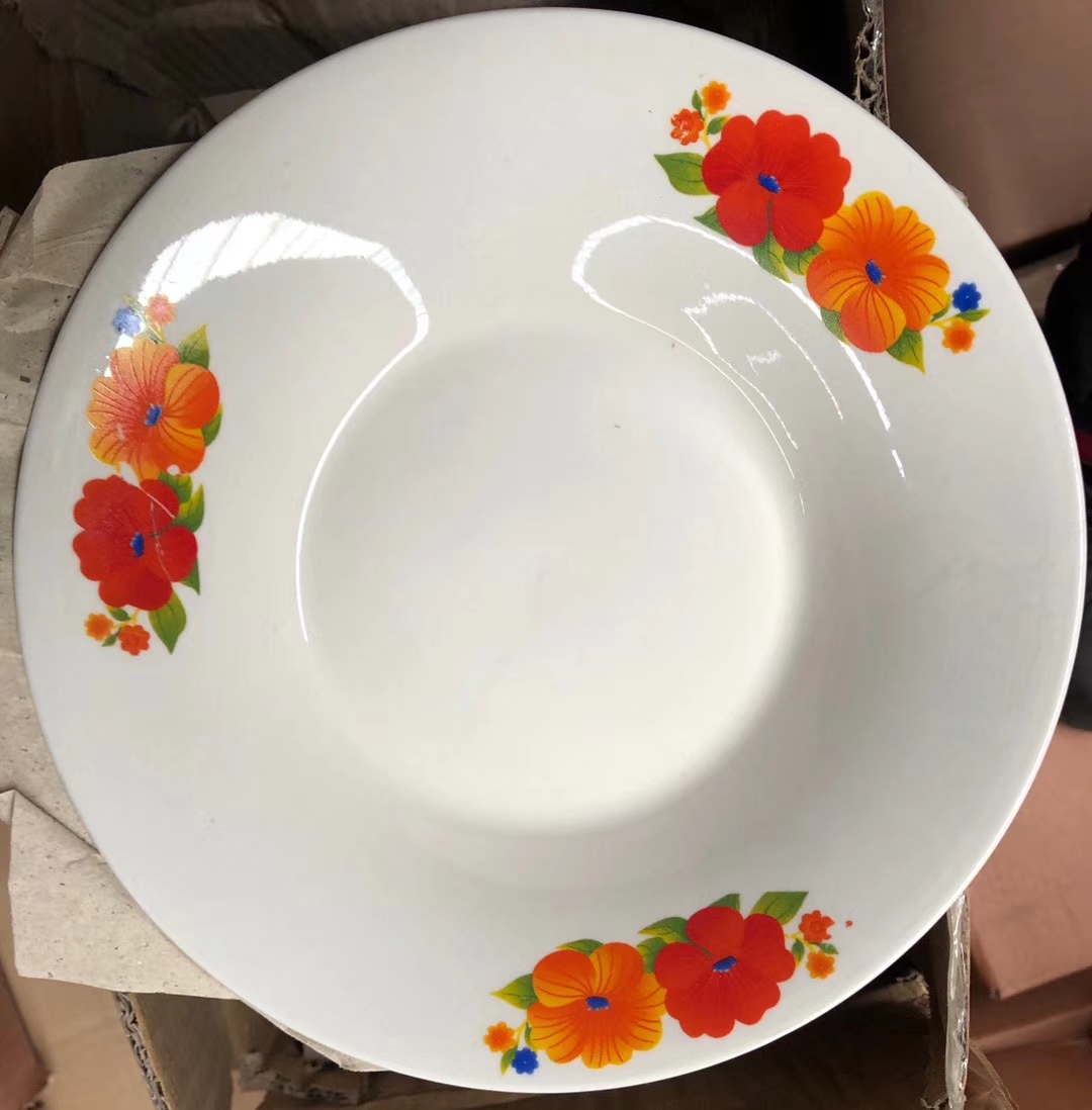 8" ceramic soup plate