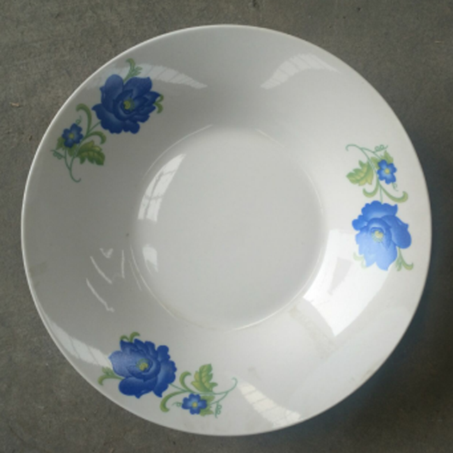8" ceramic soup plate