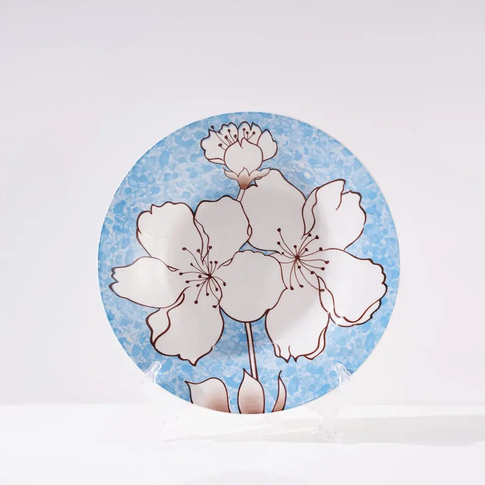 Dinnerware Pad Printing Decor Dinner Plate