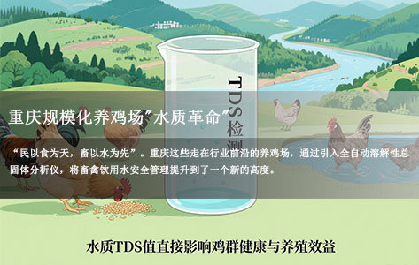重庆养鸡场科学养殖新突破：全自动TDS分析仪守护畜禽饮用水安全，助力高效生产