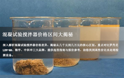 混凝试验搅拌器价格区间大揭秘：几千到几万差在哪？罗丹尼LDN-6M性价比之王对决梅宇/中科申！