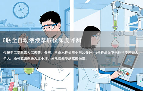 实测拆解｜6联全自动液液萃取仪：1小时完成6份水样萃取，误差＜0.5%凭什么成实验室"新刚需"？