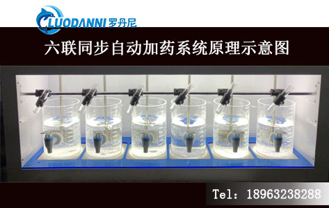 六联同步自动加药系统原理示意图
