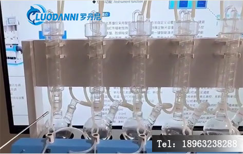 传统蒸馏装置与智能一体化蒸馏仪防倒吸效果对比图