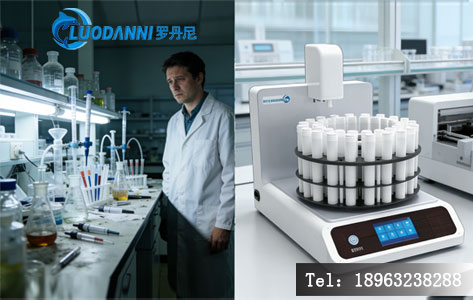 食品检测实验室手动定容与自动定容对比