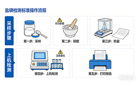 盐碘检测操作流程及注意事项