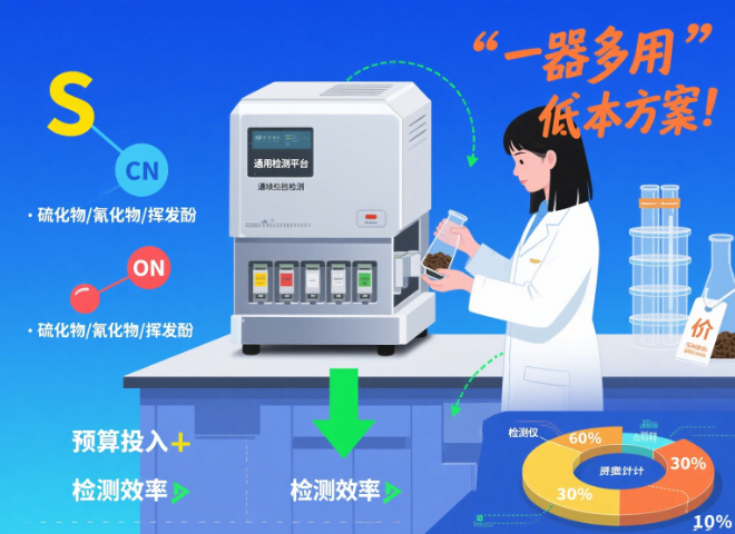 高校实验室经费紧张？酸化吹气仪“一机多用”破解硫化物/氰化物/挥发酚检测难题！