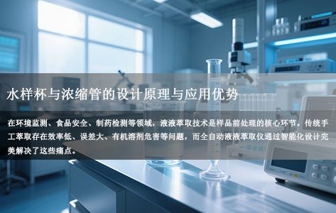 全自动液液萃取仪核心组件解析：水样杯与浓缩管的设计原理与应用优势