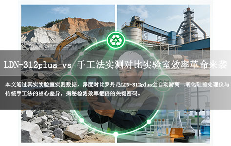 游离二氧化硅检测提速5倍！罗丹尼LDN-312plus vs 手工法实测对比，实验室效率革命来袭-1