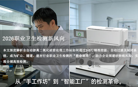 2026职业卫生检测新风向：GBZ/T 192.4游离二氧化硅检测，全自动前处理工作站成刚需标配？