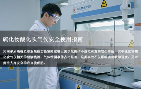 河南高校实验室 “学生操作事故” 频发：硫化物酸化吹气仪安全使用指南