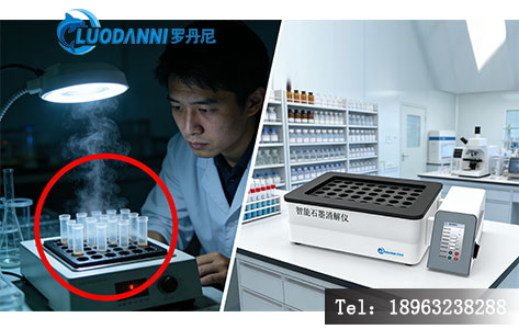传统电热板vs LD-40GD智能石墨消解仪 效率对比