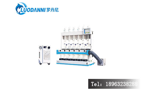 6通道独立控温水蒸气蒸馏仪 结构原理图