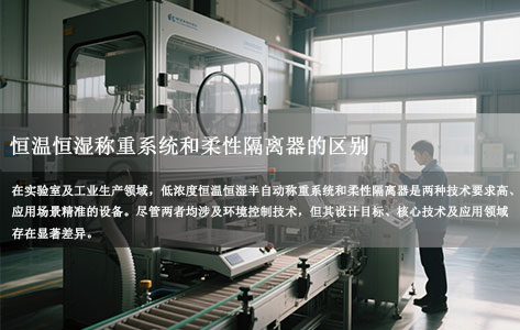 低浓度恒温恒湿半自动称重系统与柔性隔离器的核心差异解析