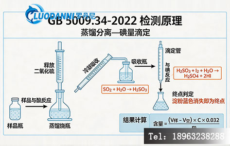GB 5009.34-2022 标准检测原理示意图