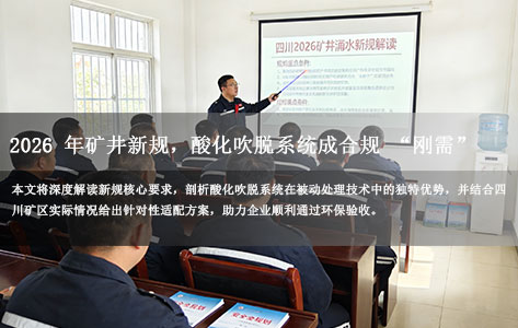 四川2026矿井涌水新规强制执行！DB51/T 3328-2025落地，酸化吹脱系统成合规关键