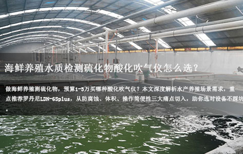 海鲜养殖水质检测硫化物酸化吹气仪怎么选？1-5万元预算高性价比推荐（附罗丹尼LDN-6Splus实测）
