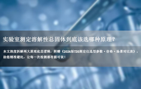 重量法VS电导率法：实验室TDS检测的“真理之争”——谁才是水质分析的终极标尺？