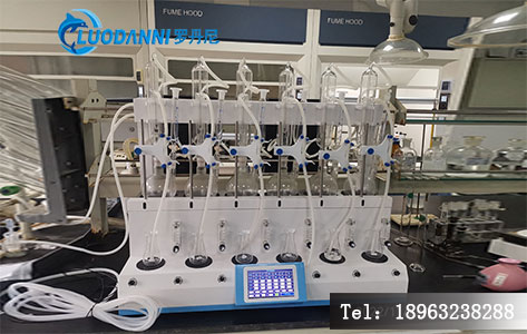 罗丹尼中药二氧化硫测定仪LD-6ZY六联款 实验室实拍