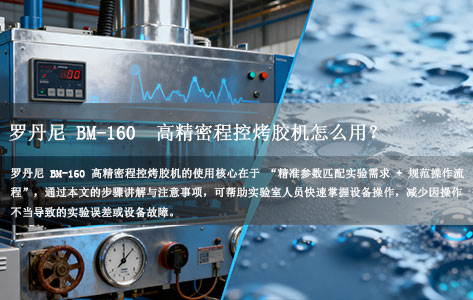 罗丹尼 BM-160  高精密程控烤胶机怎么用？