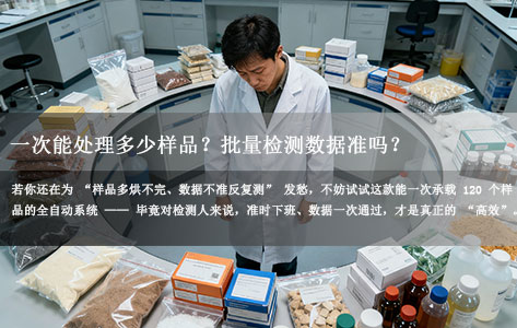 被30 组样品“逼疯检测员”亲测罗丹尼LDN-E600全自动蒸发恒重分析系统：一次能处理多少样品？批量检测数据准吗？