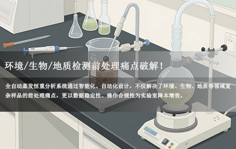 环境/生物/地质检测前处理痛点破解！全自动蒸发恒重系统如何成为第三方实验室"效率引擎"？