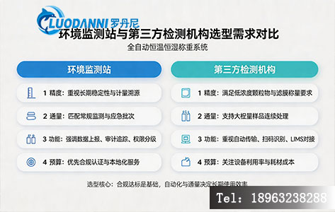 环境监测站与第三方检测机构选型需求对比图
