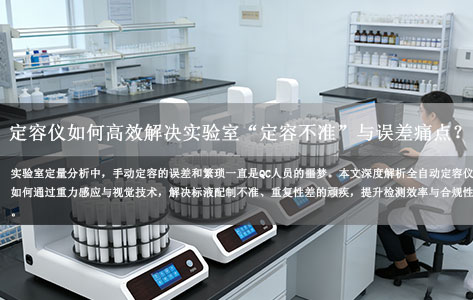 还在手动定量稀释？全自动定容仪如何高效解决实验室“定容不准”与误差痛点？