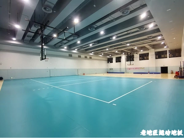鹏城校园鹅蛋绿色排球场