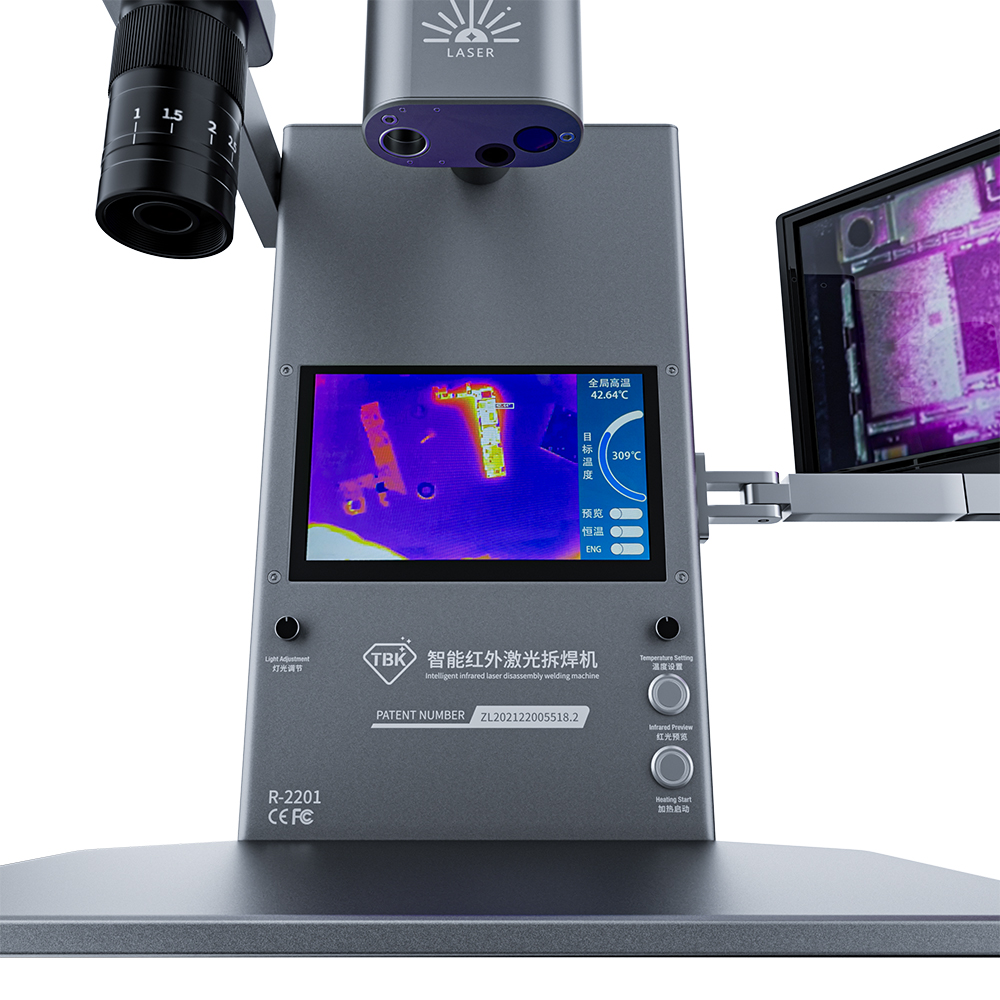 TBK R-2201 CEPC Disassembly Welder - Intelligent Infrared Laser Band Microscope