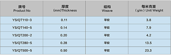 石英玻璃纤维带t