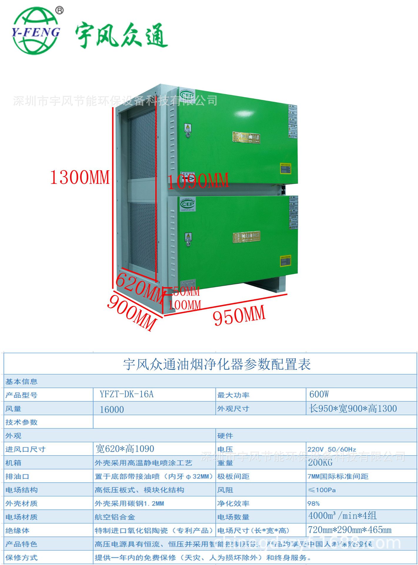 16000风量净化器