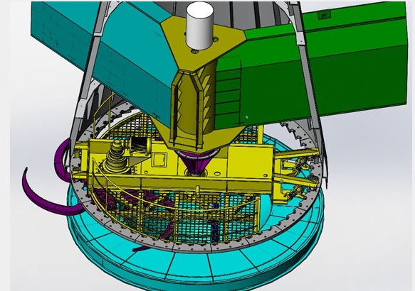 石膏卸料机模型图